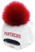Big Boy Virginia Union Panthers S148 Ladies Pom Pom Cap [Grey]