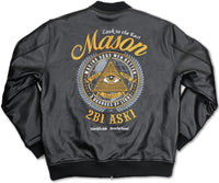 Big Boy Mason Limited-Edition Divine S4 Mens Leather Bomber Jacket [Black]