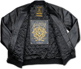 Big Boy Mason Limited-Edition Divine S4 Mens Leather Bomber Jacket [Black]