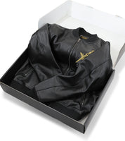 Big Boy Mason Limited-Edition Divine S4 Mens Leather Bomber Jacket [Black]