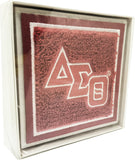 Delta Sigma Theta Chenille Drink Coaster Set [Red]