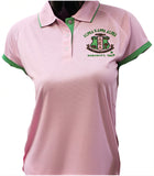 Buffalo Dallas Alpha Kappa Alpha DriFit Polo Shirt [Short Sleeve - Pink]