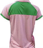 Buffalo Dallas Alpha Kappa Alpha DriFit Polo Shirt [Short Sleeve - Pink]