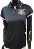 Buffalo Dallas Alpha Kappa Alpha DriFit Polo Shirt [Short Sleeve - Black]