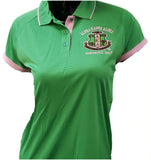 Buffalo Dallas Alpha Kappa Alpha DriFit Polo Shirt [Short Sleeve - Green]