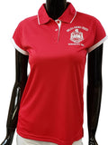 Buffalo Dallas Delta Sigma Theta DriFit Polo Shirt [Short Sleeve - Red]