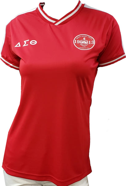 Buffalo Dallas Delta Sigma Theta Soccer Jersey [Red]