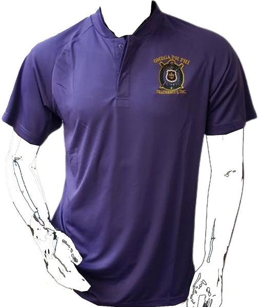 Buffalo Dallas Omega Psi Phi Blade Polo Shirt [Purple]