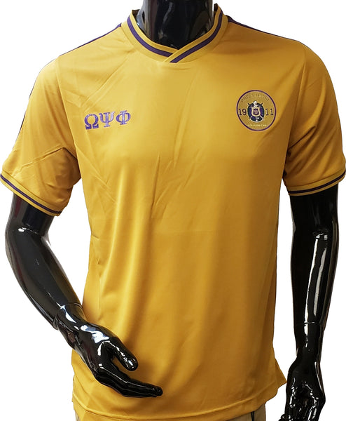 Buffalo Dallas Omega Psi Phi Soccer Jersey [Gold]