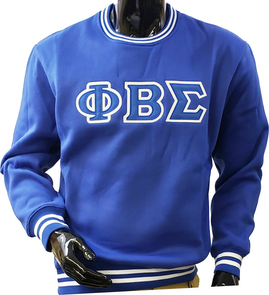 Buffalo Dallas Phi Beta Sigma Crewneck Sweatshirt [Blue]