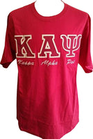 Buffalo Dallas Kappa Alpha Psi Embroidered T-Shirt [Short Sleeve - Crimson Red]