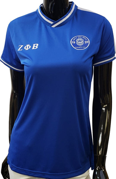Buffalo Dallas Zeta Phi Beta Soccer Jersey [Blue]