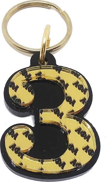 Alpha Phi Alpha Line #3 Key Chain [Black]