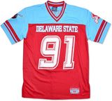 Big Boy Delaware State Hornets S9 Mens Football Jersey [Red]