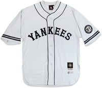 Big Boy New York Black Yankees Replica Mens Baseball Jersey [Grey]