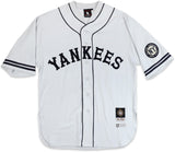 Big Boy New York Black Yankees Replica Mens Baseball Jersey [Grey]
