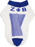 Buffalo Dallas Zeta Phi Beta Ankle Socks [White]