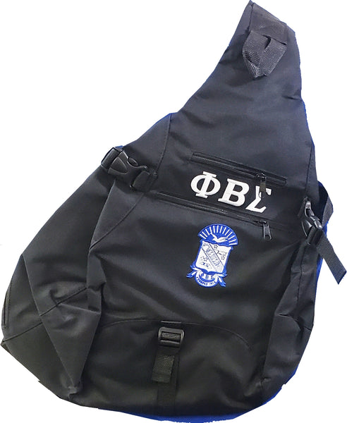 Buffalo Dallas Phi Beta Sigma Sling Bag [Black]