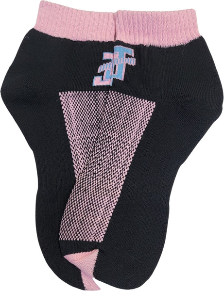 Buffalo Dallas Jack And Jill Of America Ankle Socks [Black/Pink]