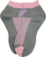 Buffalo Dallas Jack And Jill Of America Ankle Socks [Grey/Pink]