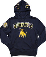 Big Boy Johnson C. Smith Golden Bulls S4 Mens Pullover Hoodie [Navy Blue]