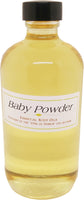 Baby Powder Scented Body Oil Fragrance [Gold - 8 oz. - Clear Glass - Regular Cap]