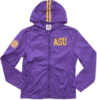Big Boy Alcorn State Braves S2 Thin & Light Ladies Jacket With Pocket Bag [Purple]