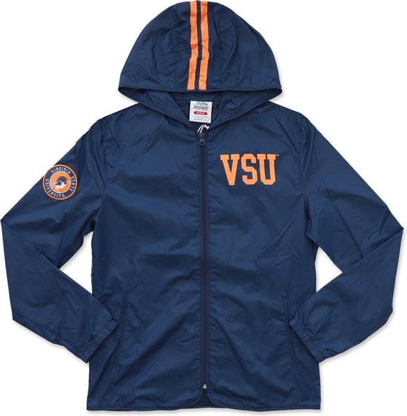 Big Boy Virginia State Trojans S2 Thin & Light Ladies Jacket with Pocket Bag [Navy Blue]