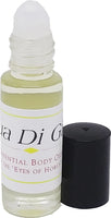 Acqua Di Gio - Type for Men Cologne Body Oil Fragrance [Light Gold - 1/8 oz. - Clear Glass - Roll-On]