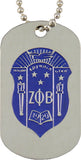 Zeta Phi Beta Double Sided Dog Tag [Silver]