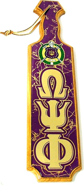 Omega Psi Phi S560 Domed Wood Paddle [Brown]
