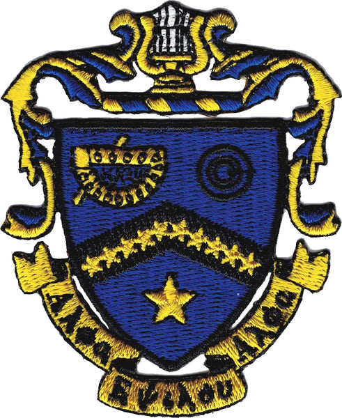 Kappa Kappa Psi Shield Iron-On Patch [Blue]