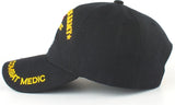 United States Army Combat Medic Shadow Mens Cap [Baseball Cap - Black]