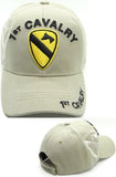 1st Cavalry Shadow Mens Cap [Baseball Cap - Beige/Black]