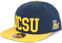 Big Boy Johnson C. Smith Golden Bulls S141 Mens Snapback Cap [Navy Blue]