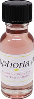 Euphoria - Type For Men Cologne Body Oil Fragrance [1/2 oz. - Clear Glass - Regular Cap]