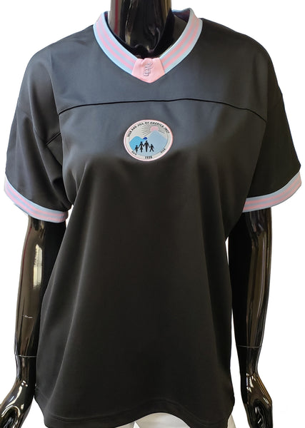 Buffalo Dallas Jack And Jill Of America Womens Football Jersey [Black]