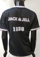 Buffalo Dallas Jack And Jill Of America Womens Football Jersey [Black]
