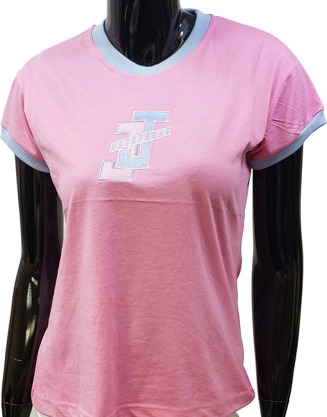 Buffalo Dallas Jack And Jill Of America Ringer T-Shirt [Short Sleeve - Pink]