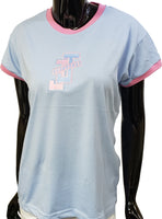 Buffalo Dallas Jack And Jill Of America Ringer T-Shirt [Short Sleeve - Blue]