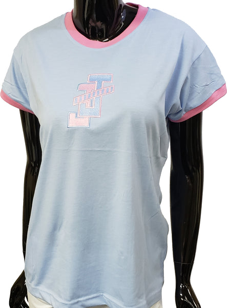Buffalo Dallas Jack And Jill Of America Ringer T-Shirt [Short Sleeve - Blue]