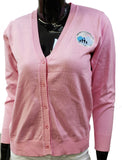 Buffalo Dallas Jack And Jill Of America Classic Cardigan [Button Down - Pink]