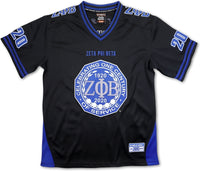 Big Boy Zeta Phi Beta Centennial Divine 9 S14 Ladies Football Jersey [Black]