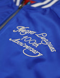 Big Boy Negro League Baseball Centennial Satin Mens Baseball Jacket [Royal Blue]