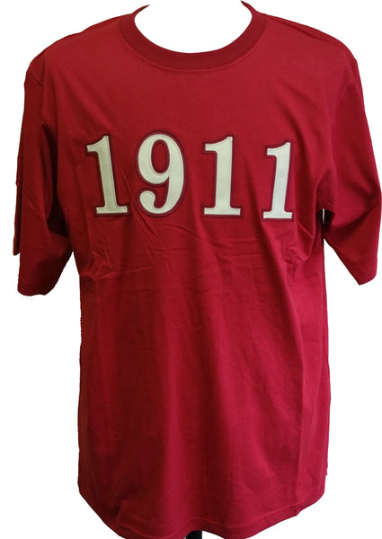 Buffalo Dallas Kappa Alpha Psi 1911 T-Shirt [Short Sleeve - Crimson Red]
