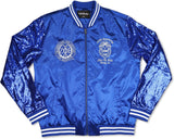 Big Boy Zeta Phi Beta Centennial Divine 9 S3 Ladies Sequins Jacket [Royal Blue]
