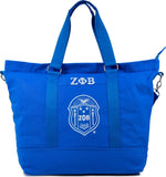 Big Boy Zeta Phi Beta Divine 9 S6 Canvas Tote Bag [Royal Blue]