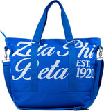 Big Boy Zeta Phi Beta Divine 9 S6 Canvas Tote Bag [Royal Blue]