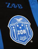 Big Boy Zeta Phi Beta Divine 9 S6 Canvas Tote Bag [Black]