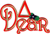 Delta Sigma Theta Dear Iron-On Patch [Gold]